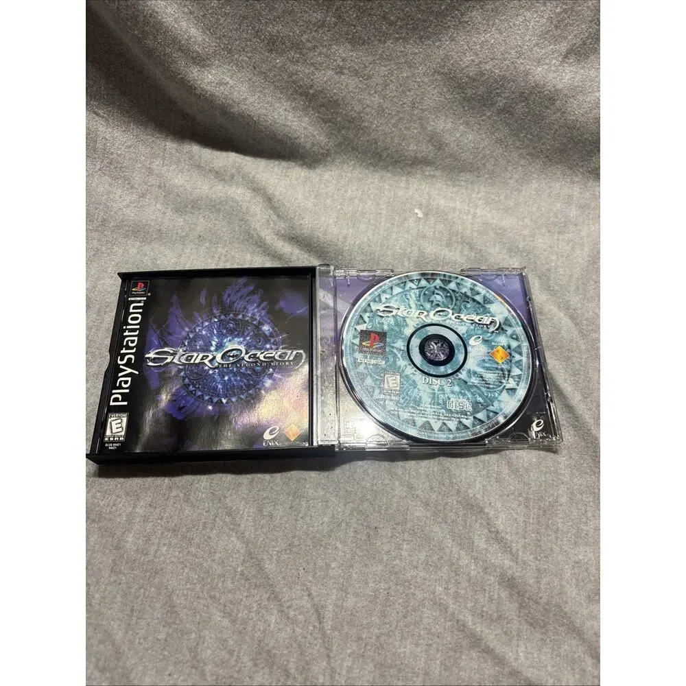 Star Ocean: The Second Story (Sony PlayStation 1, 1999) 2 Discs CIB